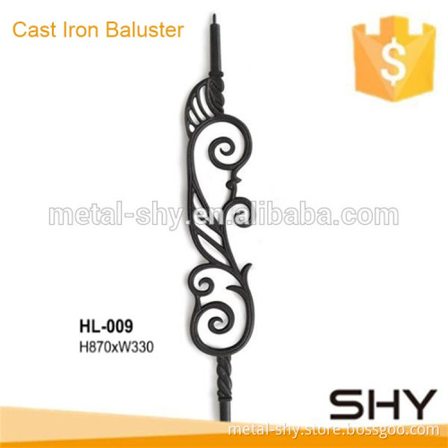 art design cast iron baluster metal stakes for fence